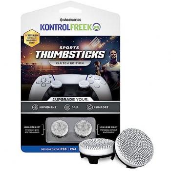 Thumbsticks de Juego SteelSeries KontrolFreek Clutch Sports para PS5 - Edición Blanco/Negro