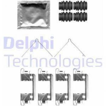 Kit de accesorios DELPHI LX0762, pastillas de frenos