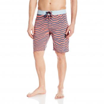 Volcom Mag Vibes Stoney 19 Pantalón Corto, Hombre, Naranja