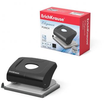 Perforadora Erichkrause Elegance de Alta Calidad con Base de Plástico y Agujero de 55 mm - Color Variado