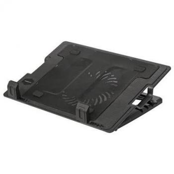 'Omega OMNCPA Laptop Enfriador Pad Frost 14 cm Fan, 2 x USB Puertos, para 9 -17 portátiles – Negro
