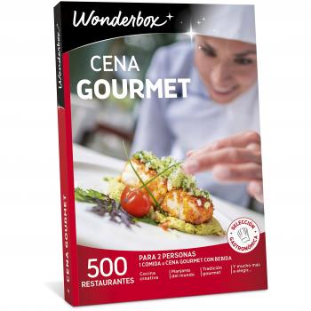 WONDERBOX - Caja Regalo - Cena Gourmet para Dos - Vivir Juntos una pasión común, Adecuado como experiencias para Regalar 2 Personas, Regalos para Navidad, Ideas Regalo