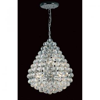 Araña Marseille Chrome 8 bombillas 54cm, Impex Lighting - Impex Marseille 8 Luz Cristal Cromo