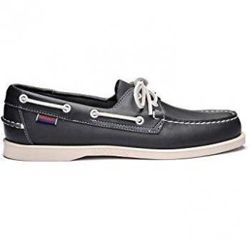Sebago Docksides Men's Blue Leather Boat Shoes