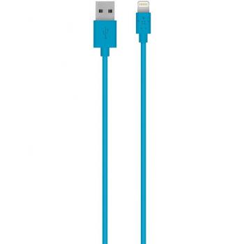 Belkin 4 ft/1.2 m MIXIT Lightning to USB Cable - MFi-Certified iPhone Charging Cable for iPhone 11, 11 Pro, 11 Pro Max, XS, XS Max, XR, X, 8/8 Plus and More, Blue