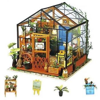 Rolife 3D DIY Modelo de casa de muñecas con Luces Miniatura de Madera Kits de Muebles niñas-niños 14 15 16 17 18 años de Edad hasta Juguetes