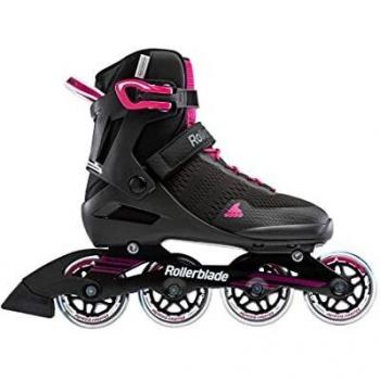 Patines en Línea Mujer Rollerblade Sirio 80 Negro/Raspberry
