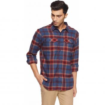 Columbia Silver Ridge Camisa, Hombre, Azul