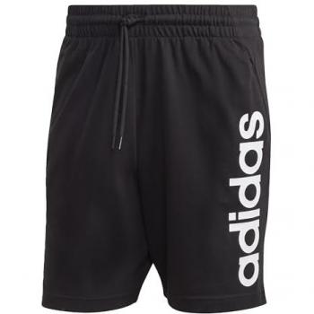 adidas Aeroready Essentials Men's Black Linear Logo Jersey Shorts