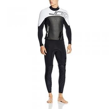 Jobe - Traje de neopreno Ruthless Long John Jacket F de Flex, todo el año, hombre, color Negro - blanco/negro, tamaño medium