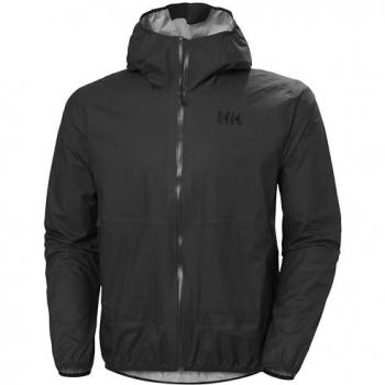 Helly Hansen Men's Verglas 2.5L Fastpack Waterproof Jacket Black XL