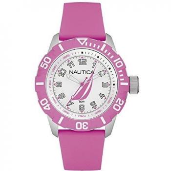Reloj Nautica Hombre Analogico Cuarzo con Correa de Caucho NAI08514G