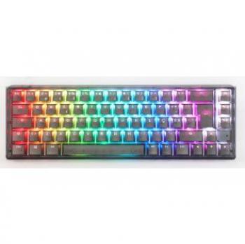Teclado mecánico Ducky ONE 3 Aura Black SF 65% RGB MX-Silent, tipo: Gaming, características: diseño compacto 65%, retroiluminación RGB, interruptores Cherry MX Silent, color negro