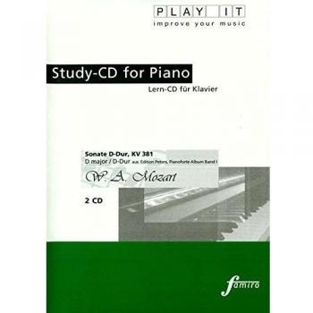 Study-CD for Piano - Sonate d-Dur,KV 381