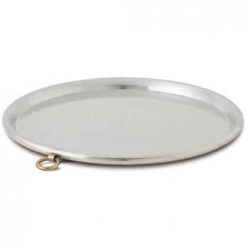 Tortiera de Cobre Martillado para Farinata 34 cm - 2 mm Agnelli