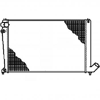 Radiador de motor HELLA 8MK 376 719-481, refrigeración para PEUGEOT y CITROËN