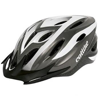 Catlike Xena - Casco de ciclismo, color gris / blanco, talla MT