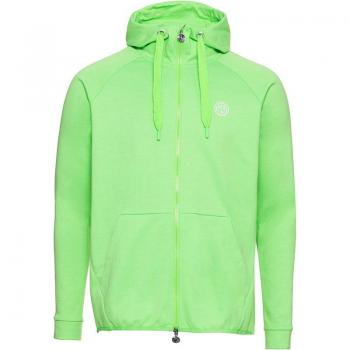 BIDI BADU Jamol Tech Chaqueta De Entrenamiento Hombres - Verde Neón, Blanco