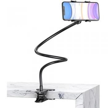 Soporte para Móvil BESTEK Soporte para Teléfono Móvil Ajustable detro de 7cm de Ancho con Pinza y Brazo Soporte Universal para Smartphones