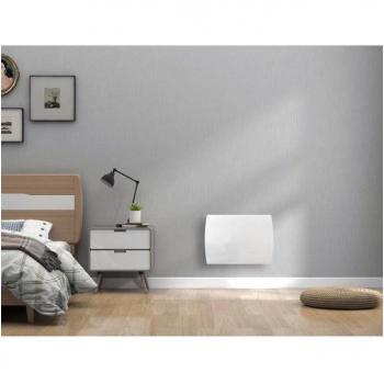 Calentador Eléctrico Oceanic Rubis 1000W con Inercia Seca y Fachada de Vidrio Blanca