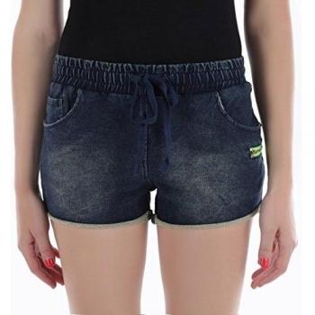 La Modeuse - Pantalón corto - para mujer azul Small