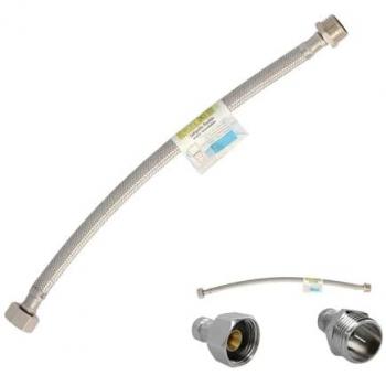 Latiguillo Flexible de Acero Inoxidable Macho 3/8 - Hembra 3/8 - 200mm