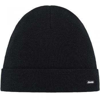 Eisbär Renan Unisex Beanie Hat - Black, Mid-Blue, Reduced Design