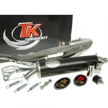 Turbo Kit Road RQ cromo Tubo de escape para Yamaha TZR 50