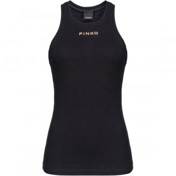 PINKO Sleeveless Top for Women, Black, Size S
