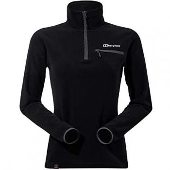 Forro Polar de Mujer Berghaus Prism 2.0 Micro con Media Cremallera Polartec - Negro Talla 8