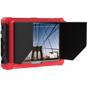 LILLIPUT A7S 7 pulgadas 4K HDMI Entrada y salida de lazo Full HD 1920 * 1200 IPS Panel en la parte superior de la cámara monitor de apoyo Canon 5D Mark II, Mark III, Mark IV Nikon Sony α7s II, α9