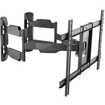 Soporte de pared para TV RICOO S5364 (hasta 70 pulgadas, giratorio, inclinable y extensible para esquina)