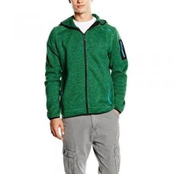 CMP - F.LLI CAMPAGNOLO chaqueta de forro polar, colour verde Verde-Nero, 56, 3H60847N