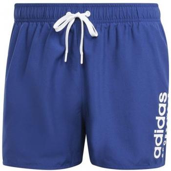 Pantalón Corto Adidas Essentials Logo para Hombre en Color Azul