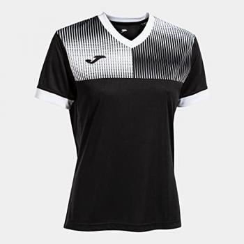Camiseta de Manga Corta Eco Supernova Mujer Negro Blanco
