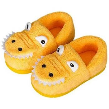 Zapatillas de Estar por Casa para Niñas Niños Invierno Zapatillas Interior Casa Caliente Zapatos Suave Algodón Antideslizantes Pantuflas