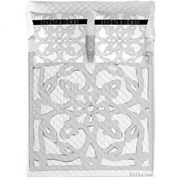 Devota & Lomba Grey Wood - Colcha bouti, 260 x 270 cm