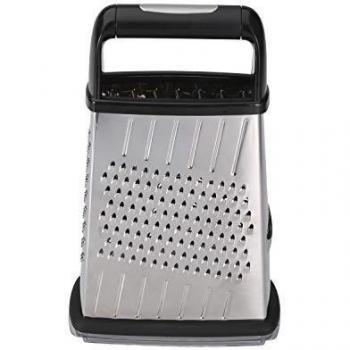 Rallador Multiusos Masterpro 4 caras Negro Acero Inoxidable