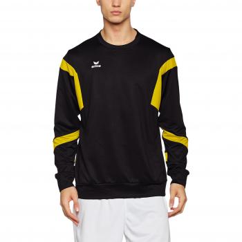Erima – Sudadera para hombre CLASSIC Team, todo el año, hombre, color negro y amarillo, tamaño small