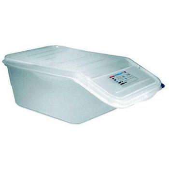 Araven 949740 Contenedor portalimentos con Tapa, Sintético, Blanco, 20x34x59 cm