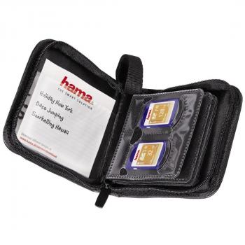 Hama Wallet 12 SD - Funda para tarjeta de memoria SecureDigital, negro