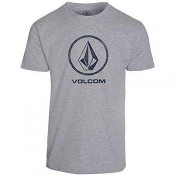 Volcom Fade Stone BSC S/S - Camiseta manga corta para hombre, color gris, talla XL