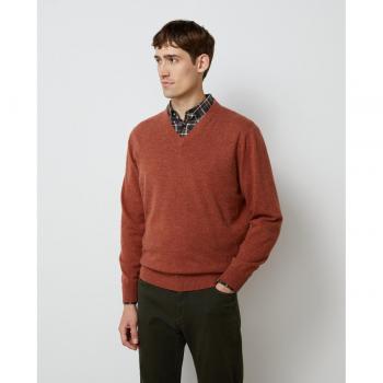 Jersey pico liso de Lambswool Dustin