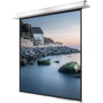 Pantalla de Proyección Eléctrica Empotrable Celexon Professional Plus 280x280cm 1:1 Ganancia 1.2 Tipo Blanco Mate