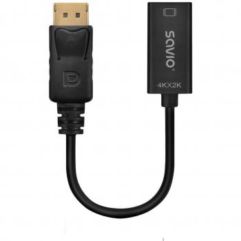 Adaptador de cable de vídeo Savio AK-62 0,2 m DisplayPort a HDMI