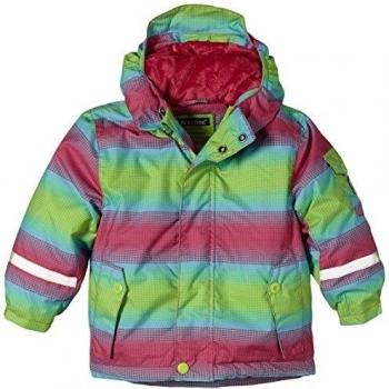 Killtec Funktionsjacke mit Kapuze Lensky Mini Stripe - Chaqueta de esquí para niña, color azul, talla 116