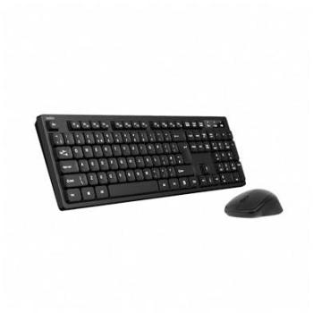 Kit Inalámbrico de Teclado y Ratón Belkin BBZ010SP, Conexión 2.5 GHz, Plug & Play, Bluetooth, Ergonomía y Teclado Numérico Integrado, Color Negro