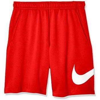 Nike Red XL Plush Tracksuit Pants for Men