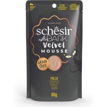 Schesir After Dark Pollo en Mousse para Gatos 80g