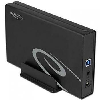 Caja externa para disco duro HDD de 3.5 SATA con USB 3.2 (Gen 1) Negra